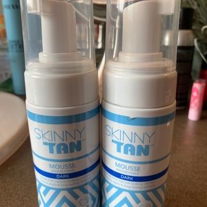 Two NEW bottles of Skinny Tan Mousse DARK